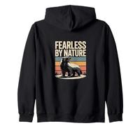 Fearless By Nature Honey Badger Vintage Felpa con Cappuccio