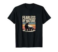 Fearless By Nature Honey Badger Vintage Maglietta