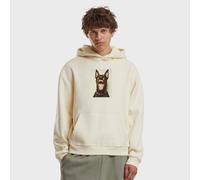 Mister Tee Fearless Dawg Hoodie Beige S Uomo