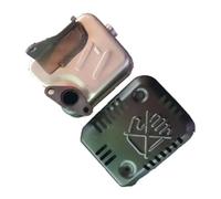 FEARZIE MARMITTA E Coperchio EX27 for EX270 WM270 9HP 265CC Originali for SILENZIATORE DELL'ALLOGGIAMENTO della Protezione 27930101L1(Genuine Muffler Asy)