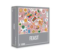 Feast di Cloudberries - Vivace Puzzle per Adulti Ricco di Piatti (1000 Pezzi). Dettagliato e Moderno Puzzle per Amanti del Cibo che raffigura una Tovaglia a Quadretti Imbandita di Delizie.