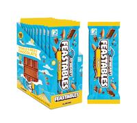 Feastables MrBeast Chocolate Bars/Barrette di cioccolato (10 x 60 g) - Il regalo di cioccolato per la vera bestia. (Almond Chocolate)