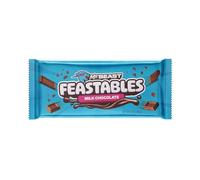 Feastables MrBeast Chocolate Bars/Barrette di cioccolato (10 x 60 g) - Il regalo di cioccolato per la vera bestia. (Milk Chocolate)