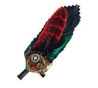 Feather Brooch,Decorative Hat Pins - Multifunctional Brooch Pins for Women Men, Decorative Hair Pins, Gothic Brooch Pins