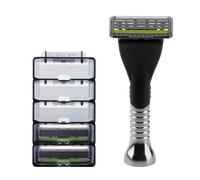 Feather Butler PF-BT Rasoio a lama intercambiabile con 3 ricariche F3