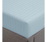 Feather & Stitch New York 1 lenzuolo con angoli per letto king size, 100% cotone, 45,7 cm, con tasca extra profonda da 45,7 cm, 500 fili, in rasatello ultra morbido di alta qualità, elastico, colore: