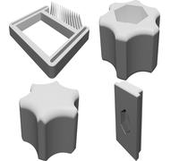 Featherboard per Bosch GTS 635 Sega Banco Guida Pressore Sicurezza Legno M6