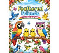 Feathered Friends Coloring Book for Kids