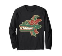 Feathered Serpent Aztec Quetzalcoatl Mexicans Mythology Maglia a Manica