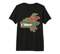 Feathered Serpent Aztec Quetzalcoatl Mexicans Mythology Maglietta Premium