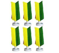 featherr Footie Toy - 6 Pacco Tradizionale Gioco All'aperto Asiatico | Set Sportivo Di Allenamento Per Calcio Colorato, Gamepiece Di Uccelli Vintage Per Il Parco Giochi Per Patio Da Giardino Divertime