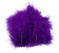 Feathers, size 5-12 cm, purple, 15pcs