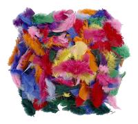 Piume, dimensioni 7-8 cm, colori assortiti, 50g