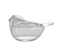 Feathers Storage Box - Clear Glass Decorative Dustproof Case, Colorful Keepsake Organizer Container, Transparent Small Display Holder Elegant Showcase Design Compact Storage Solution For Home