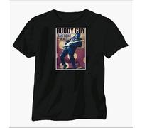 Featuring Blues Legend Buddy Guy On Unisex 100% Cotton Short-Sleeve T-Shirts Black S