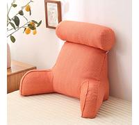 FEAW Cuscino da Lettura con Braccioli,Cuscino a Cuneo,Testiera Cuscino,con Cuscino per Il Collo,Perfetto Come Supporto per la Schiena per Rilassarsi e Leggere