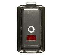 FEB 2018/N Pulsante Luminoso 16A, Nero