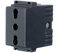 FEB 2045/TL Presa Bivalente di Sicurezza, Nero