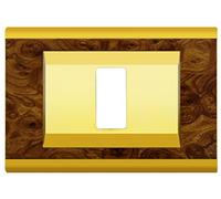 FEB 2581/RO Placca Click 1 Posto, Radica-Oro