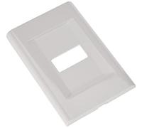 FEB Click - Placca coprinterruttore, Per scatola rettangolare, 1 Posto, Bianco, 11.8 x 8 x 1 cm
