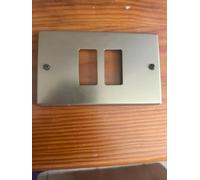 FEB ELETTRICA FEB 2552 BRONZO PLACCA 2F PER SCATOLA D. 65