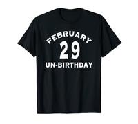 Febbraio 29 Compleanno bisestile Un-birthday T-shirt Maglietta