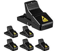 FEBCAT 6 X Mousetrap Mouse Catcher Snap Trap Rat Snap Trap Mouse Catcher Adatto per Interni ed Esterni