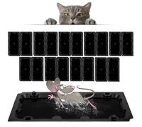 FEBCAT Catch Trappola per Topi 18 Pezzi Trappole per Topi Impermeabile Trappola per Topi Interno Grandi Colla per Topi Professionale Trappola Ratti Colla Topi Super Adesiva