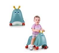 FEBER - Casual Runy Blu, Carrozzina a forma di bruco dai colori divertenti, stabile e sicura, per lo sviluppo di bambini e bambine a partire da 1 anno, Famosa (FED37110)