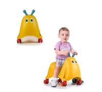 FEBER - Casual Runy Giallo, cavalcabile a forma di bruco dai colori divertenti, stabile e sicuro, per lo sviluppo dei bambini e delle bambine a partire da 1 anno, Famosa (FED37210)