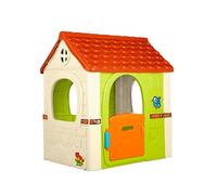 FEBER Fantasy House, Casetta Per Bambini con Porta Apribile, per Giocare in Casa o all'Aperto, Multicolore, Resistente e Facile da Montare, per Bambini e da 2 a 6 Anni, FEH17000