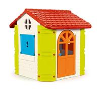 FEBER Feber House Casetta da Giardino per Bambini, Blu, Rosso, Arancio e Verde, Robusta e Sicura, Casetta per Bambini per Giochi all'Aperto, da 2 a 6 Anni