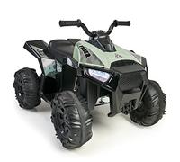 FEBER - Quad Boxer 12V, un posto, elettrico, con ruote larghe per maggiore stabilità e velocità massima 5 km/h, per bambine/i dai 3 anni, Famosa (FEN03000)