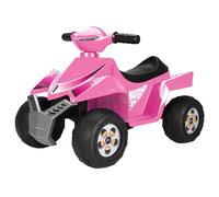 FEBER - Quad Racy Rosa 6V, Auto Elettrica per Bambini da 18 Mesi a 3 Anni, Acceleratore, Grandi Ruote per la Stabilità, Caricabatterie Incluso, FAMOSA (800011422)