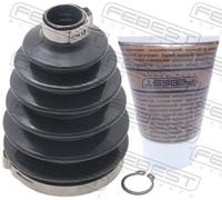 Febest Cuffia semiasse 0417P-CU2 soffietto PVC lato ruota per Ford, Mitsubishi