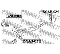 FEBEST Giunto Sospensione Giunto Direzionale Anteriore Per Ssangyong Korando