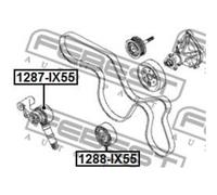 FEBEST Rullo Guida Cinghia Poly V Per Hyundai IX55 1288-IX55