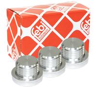 FEBI 175069 Set 3 Viti di Scarico Olio M18 x 1,5 mm con Anello Porsche