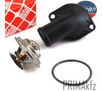 Febi 18278 Termostato + Topran Flangia Acqua per Audi 100 A6 VW Lt T4 2.4 2.5