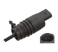 febi 23113 Pompa Lavacristalli Mono, Pompa Schermo, Serbatoio