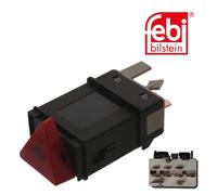 Febi 44393 Hazard Warning Lampeggiatore Plastica Nero Premium Adatto a VW...