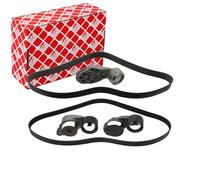 Febi 45712 Kit cinghia trapezoidale con cinghia spannern e puleggia guida (rotolo)
