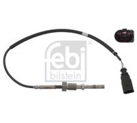 FEBI ABGASTEMEPERATUR SENSOR 2 Poli Per Turbo Dopo 2.5 TDI per VW T5 Touareg 7L