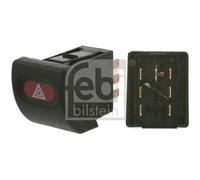 FEBI BILSTEIN 01565 Interruttore, Lampeggiatore d'emergenza per OPEL,VAUXHALL
