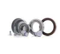 FEBI BILSTEIN Kit cuscinetto ruota 02071 Diametro interno: 61mm Diametro esterno: 63mm Cuscinetto a rulli conici con bullone/vite con guarnizione ad anello per alberi