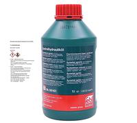 febi bilstein 06161 olio idraulico per impianto idraulico servosterzo (1 litro, verde, sintetico, -40° / +130° ) + sistema controllo livello | AUDI, BMW, MINI (BMW), OPEL, SEAT, SKODA, VAUXHALL, VW