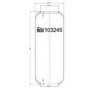 Febi Bilstein 103245 aria molla soffietto