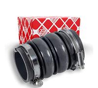febi bilstein 103723 - Tubo d'aria di carica dal turbocompressore all'intercooler, 1 pezzo, nero