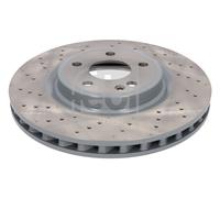 Disco freno FEBI BILSTEIN 107501 anteriore, ventilato, perforato, 1 Pezzo