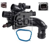 febi bilstein 107987 termostato con alloggiamento, guarnizione e interruttore termico, 1 unità